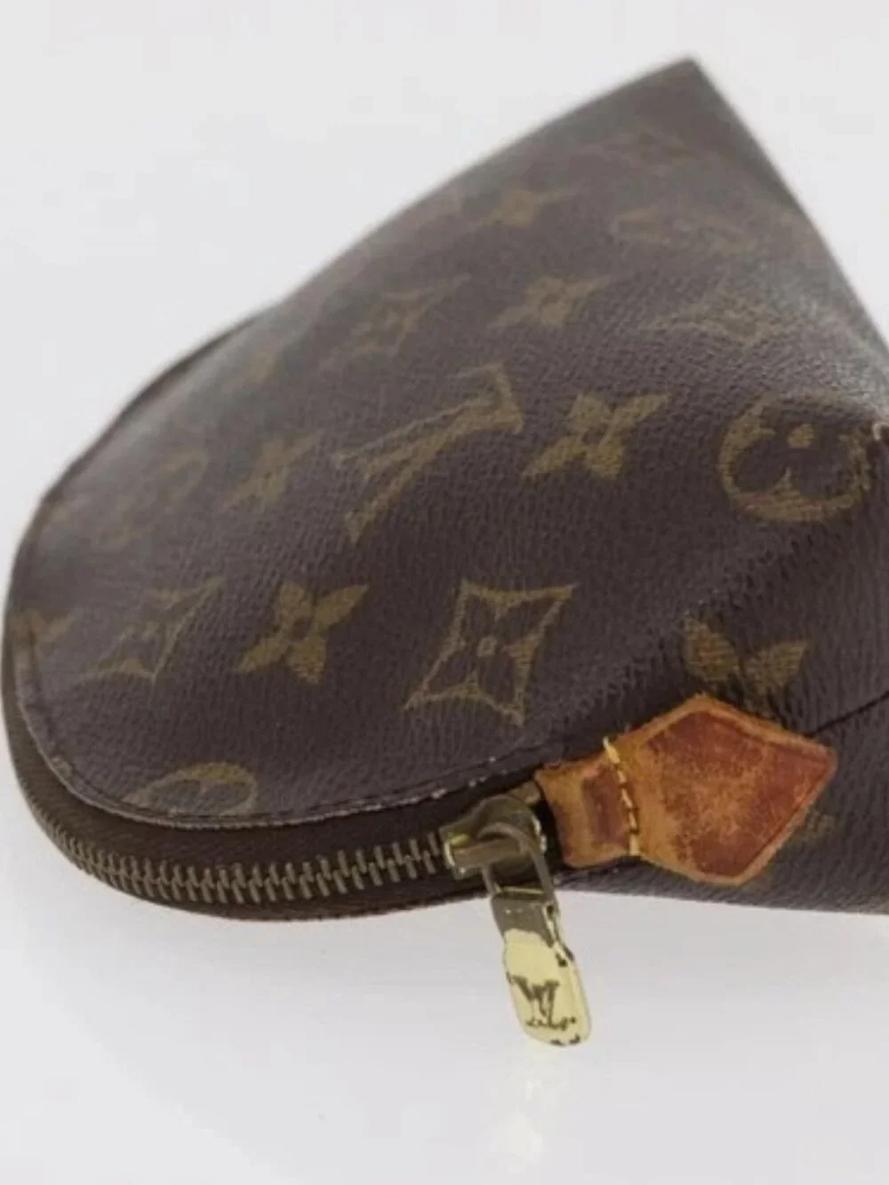 LOUIS VUITTON Monogram Pochette Cosmetic PM Pouch M43998 LV Auth BA13135